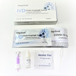 HANGZHOU SINGCLEAN COVID-19 rychlotest IgG/IgM (balení 1 kus, z krve) - Obrázek 2