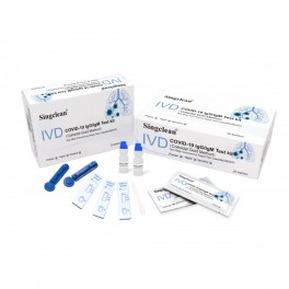 HANGZHOU SINGCLEAN COVID-19 rychlotest IgG/IgM (balení 20 kusů, z krve) - Obrázek 2